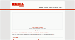 Desktop Screenshot of cehisa.fr